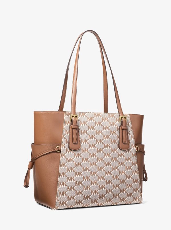 Michael Kors Voyager Large Logo Jacquard Tote Bag - Preorder