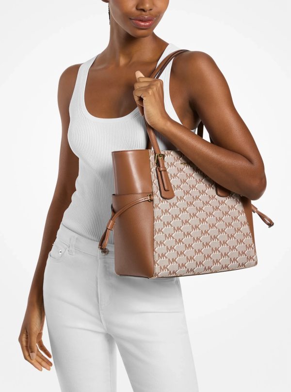Michael Kors Voyager Large Logo Jacquard Tote Bag - Preorder
