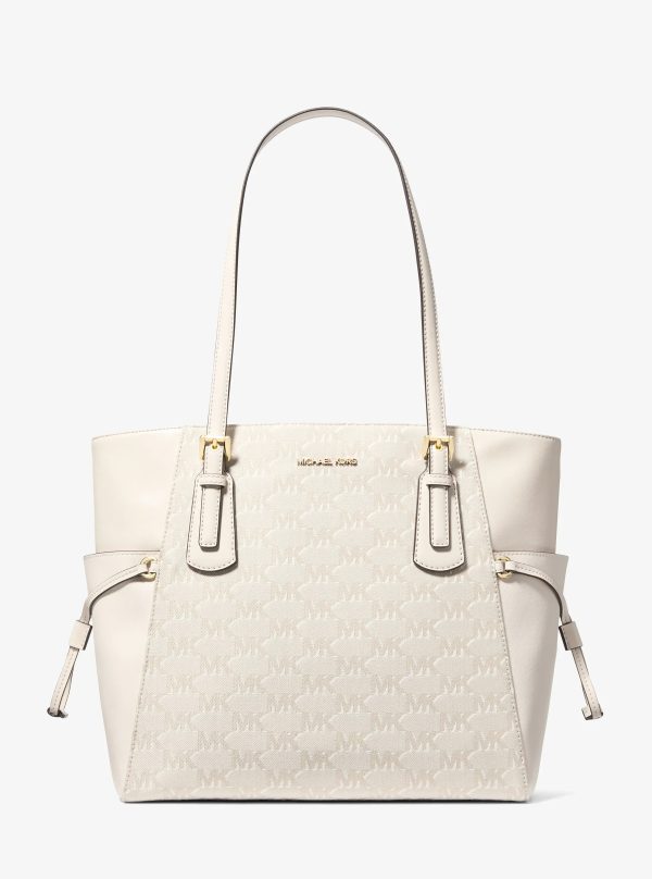 Michael Kors Voyager Large Logo Jacquard Tote Bag - Preorder
