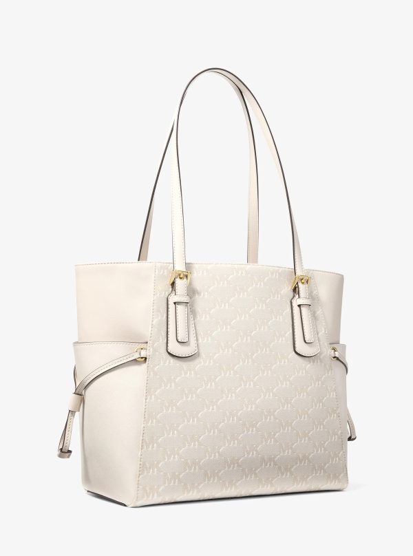 Michael Kors Voyager Large Logo Jacquard Tote Bag - Preorder