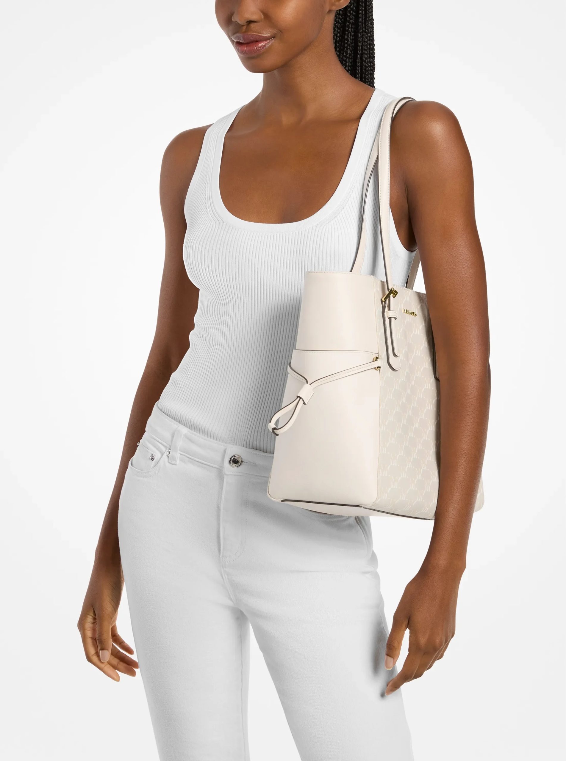 Michael Kors Voyager Large Logo Jacquard Tote Bag - Preorder