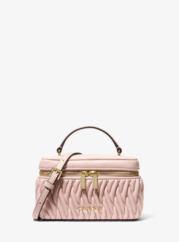 Michael Kors Vivi Small Matelassé Burnished Vanity Crossbody Bag - Preorder