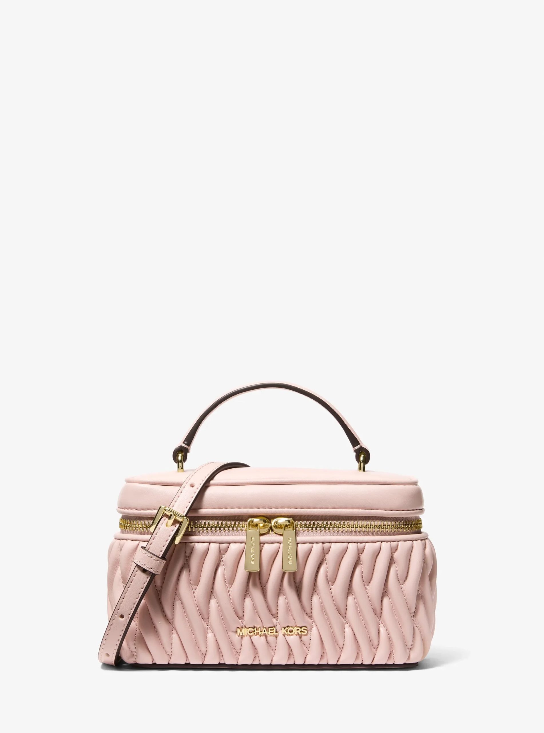 Michael Kors Vivi Small Matelassé Burnished Vanity Crossbody Bag - Preorder