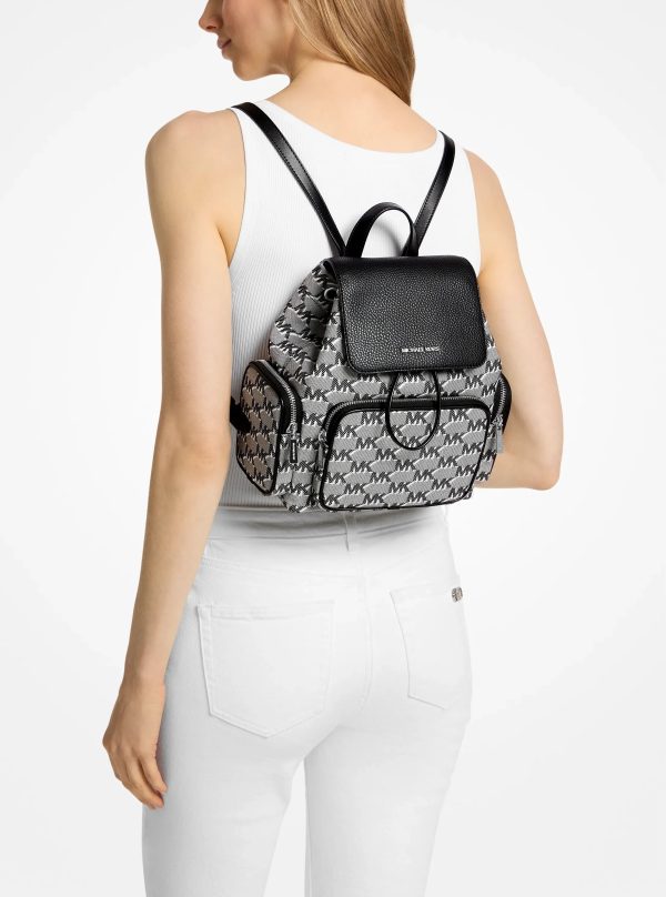 Michael Kors Merritt Small Logo Jacquard Cargo Backpack - Preorder