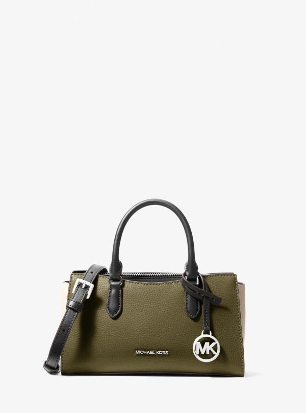 Michael Kors Arden Small Color-Block Leather Messenger Bag - Preorder