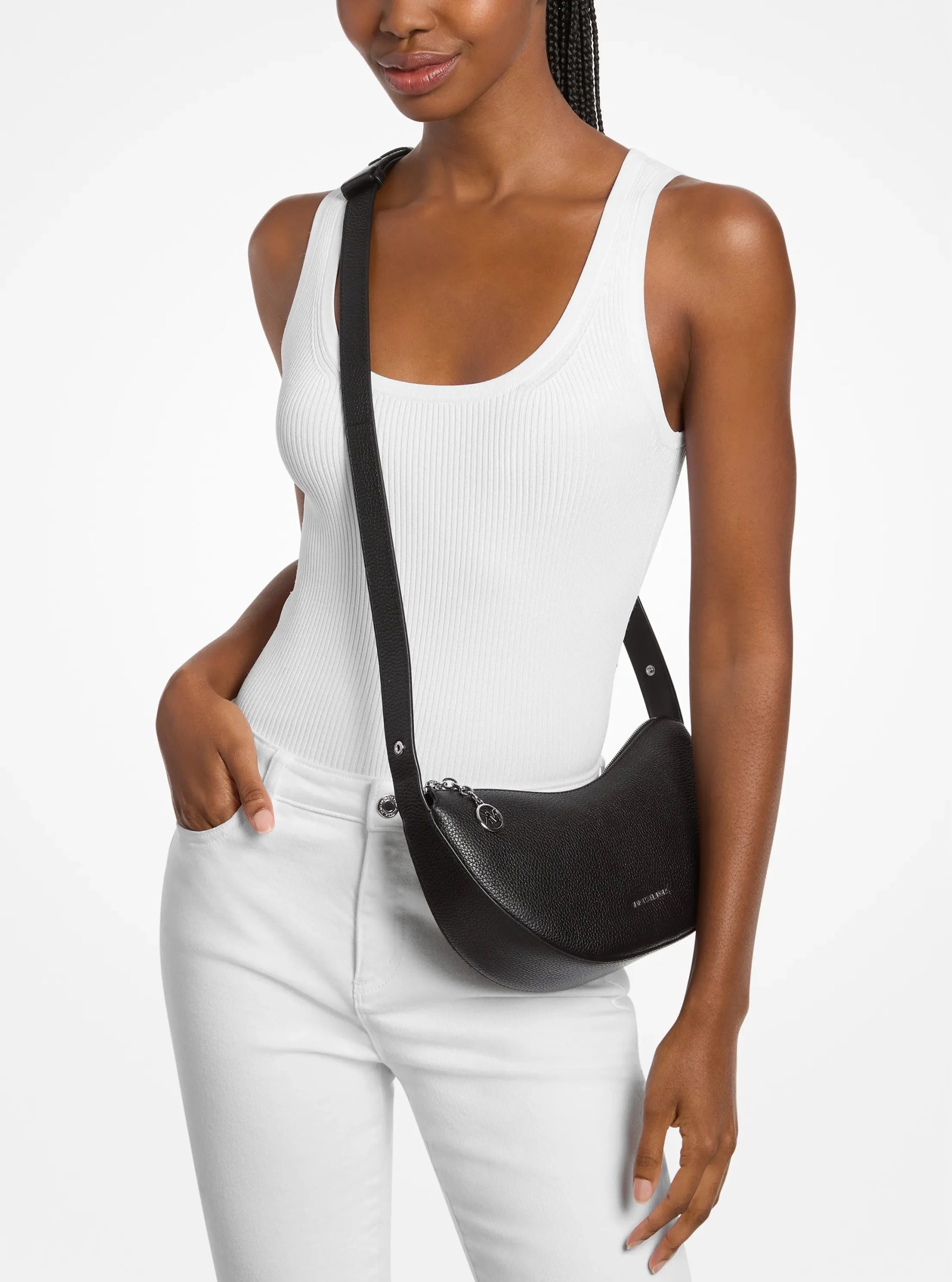 Michael Kors Roey Medium Crescent Convertible Crossbody Bag - Preorder