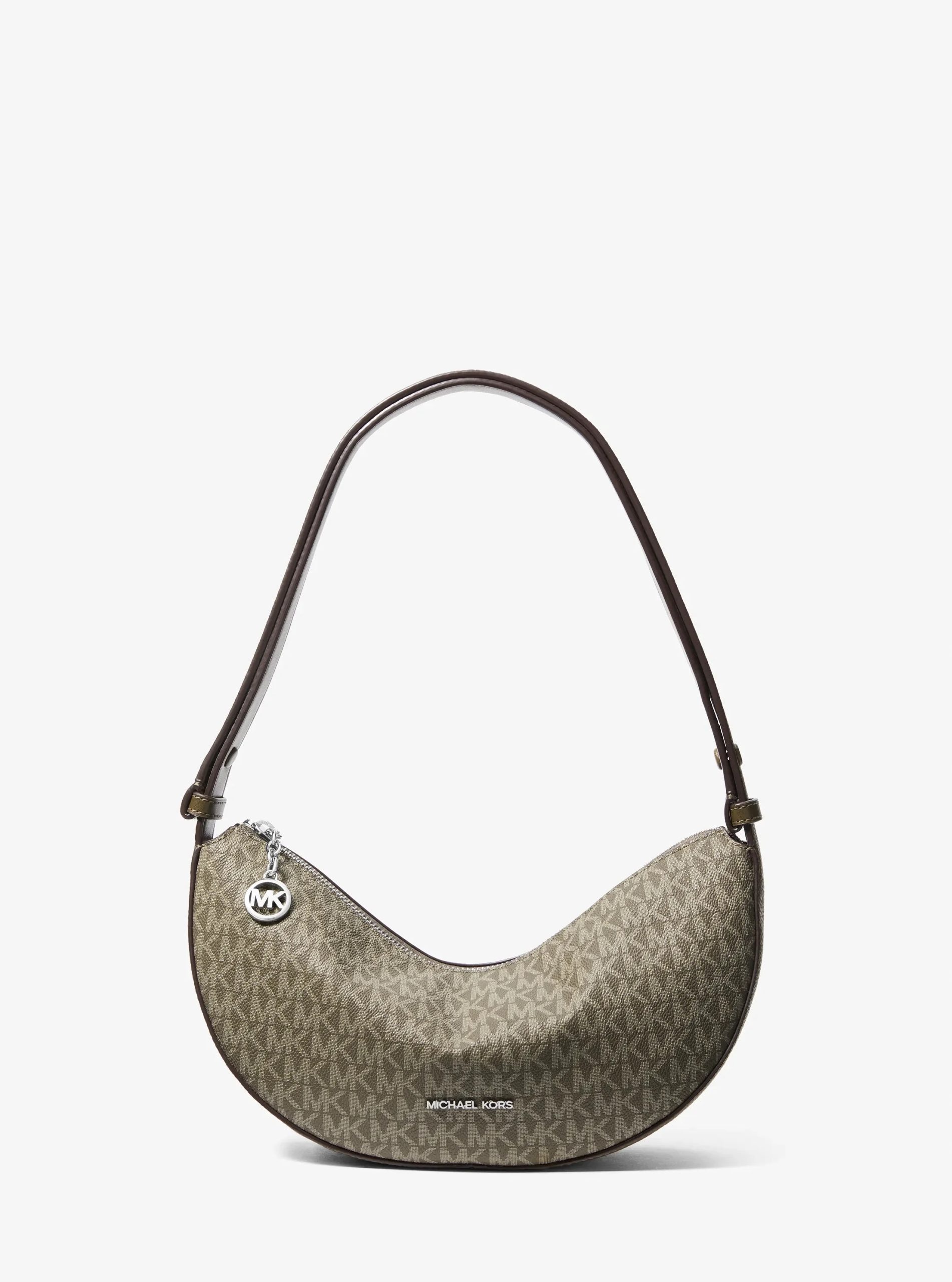 Michael Kors Roey Medium Signature Logo Convertible Crescent Crossbody Bag - Preorder