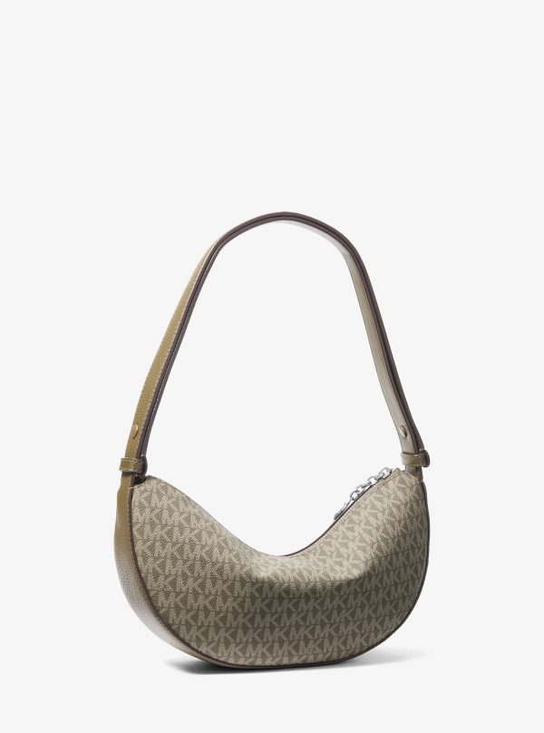 Michael Kors Roey Medium Signature Logo Convertible Crescent Crossbody Bag - Preorder