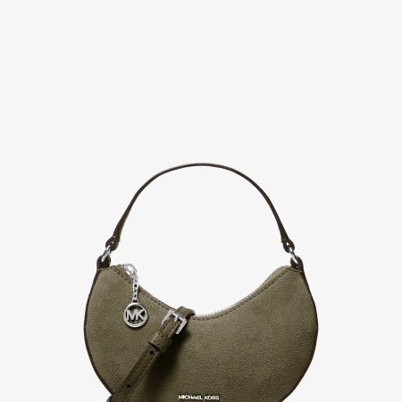 Michael Kors Roey Extra-Small Convertible Crescent Crossbody Bag - Preorder — Olive