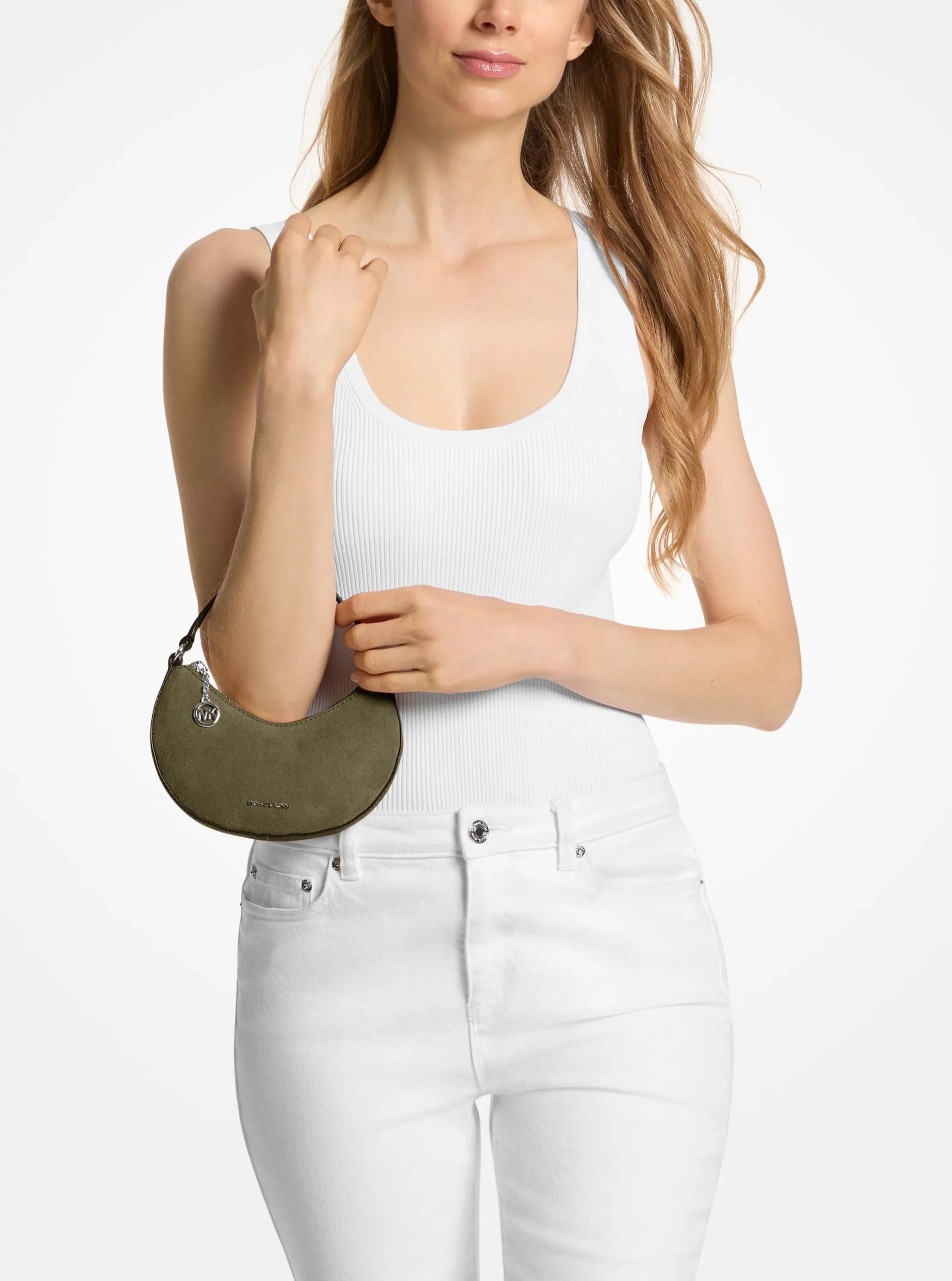 Michael Kors Roey Extra-Small Convertible Crescent Crossbody Bag - Preorder - Image 4