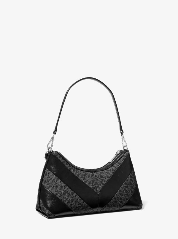 Michael Kors Sammy Small Signature Logo and Patent Convertible Crossbody Bag - Preorder