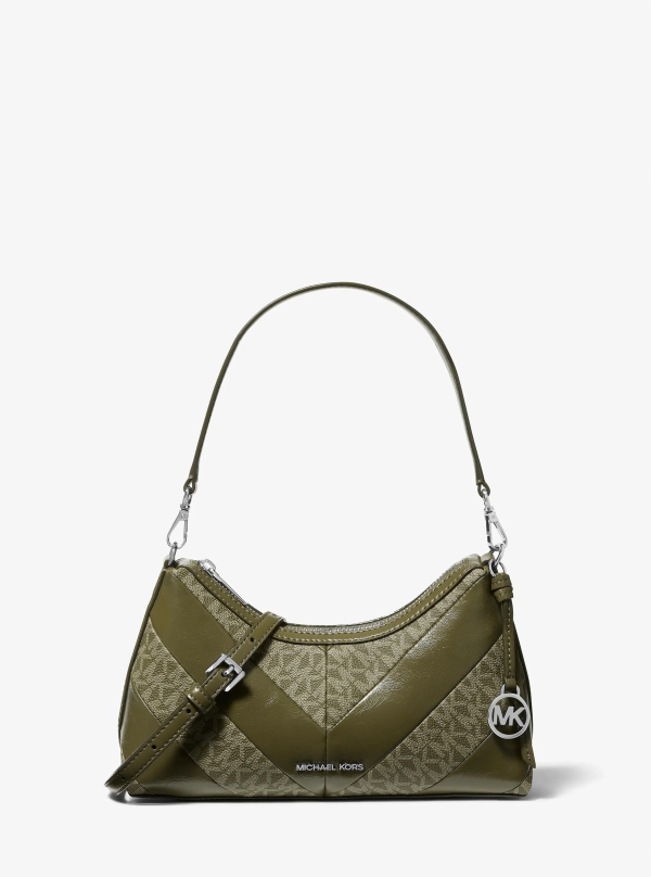Michael Kors Sammy Small Signature Logo and Patent Convertible Crossbody Bag - Preorder