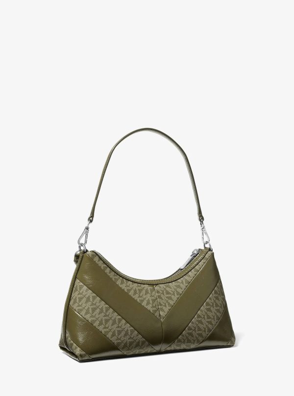 Michael Kors Sammy Small Signature Logo and Patent Convertible Crossbody Bag - Preorder
