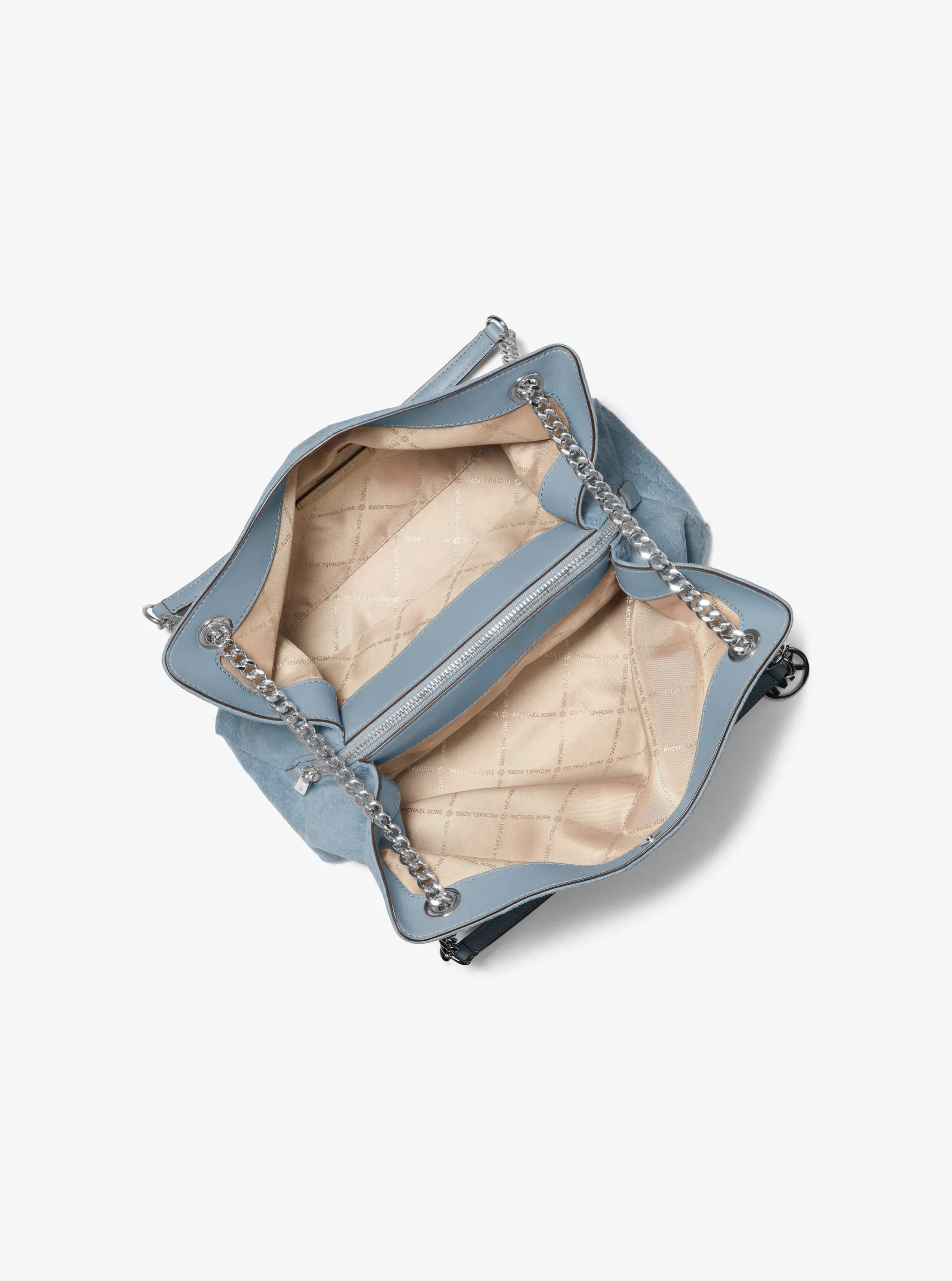 Michael Kors Christina Medium Logo Debossed Messenger Bag - Preorder