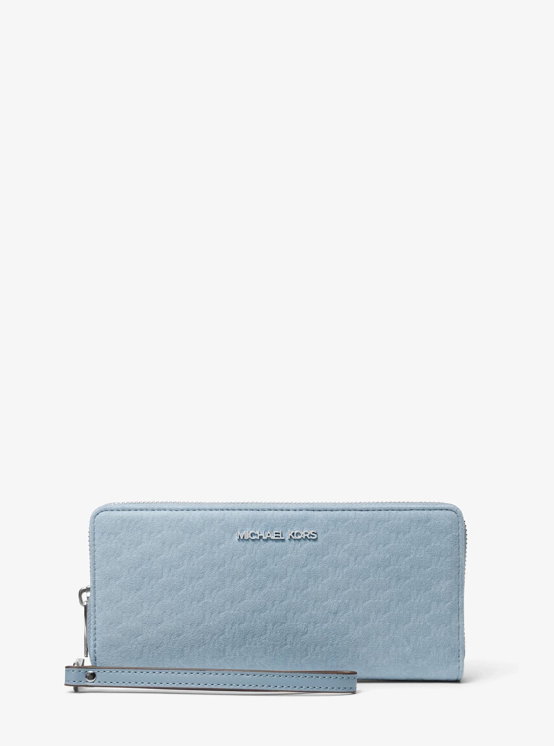 Michael Kors Jet Set Travel Large Logo Debossed Continental Wallet - Preorder