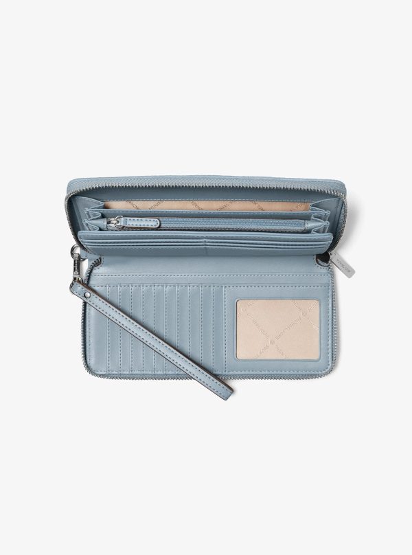 Michael Kors Jet Set Travel Large Logo Debossed Continental Wallet - Preorder