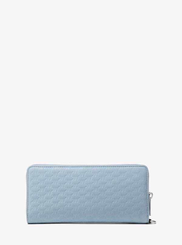 Michael Kors Jet Set Travel Large Logo Debossed Continental Wallet - Preorder