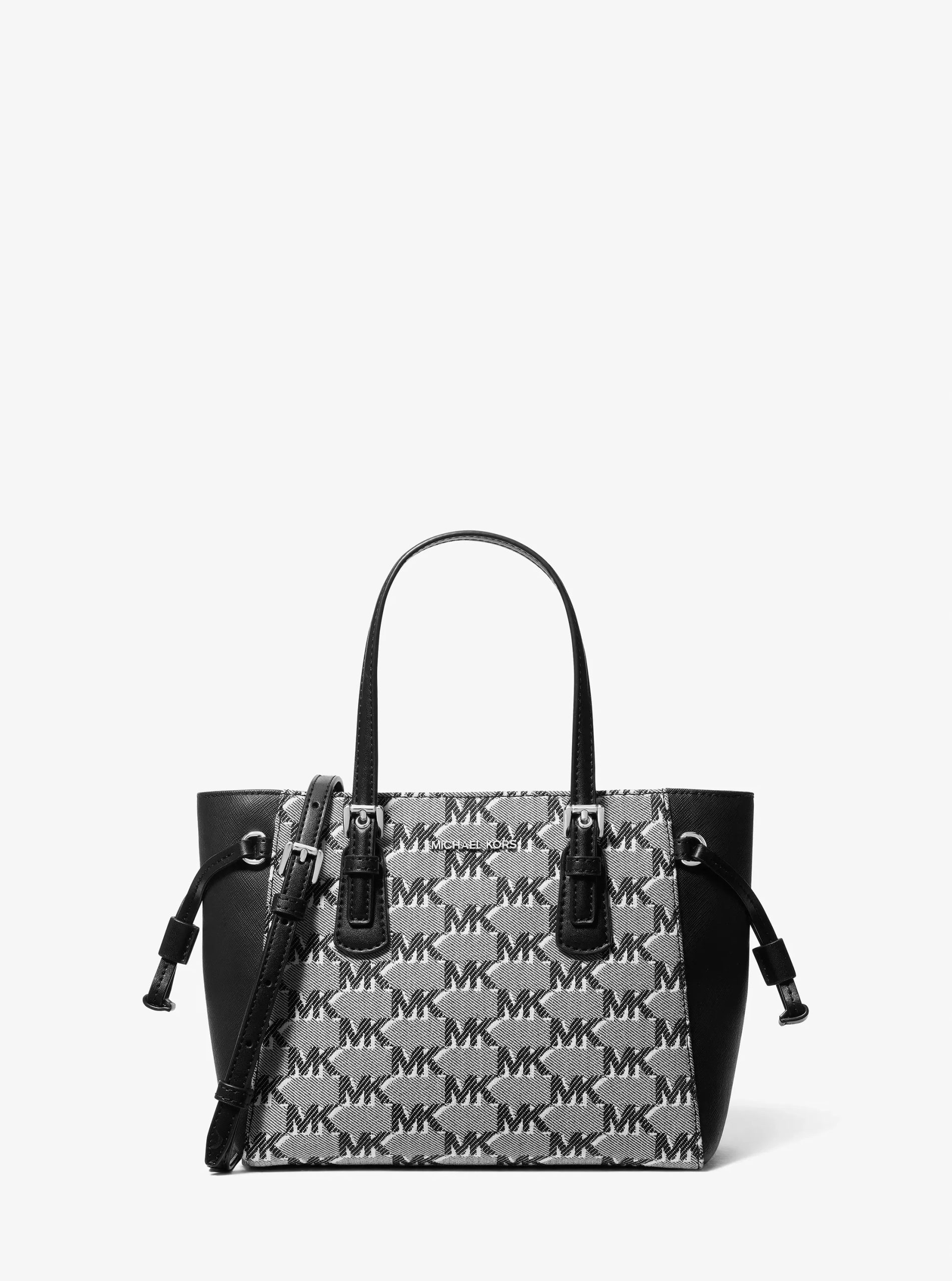Michael Kors Voyager Extra-Small Logo Jacquard Convertible Crossbody Bag - Preorder