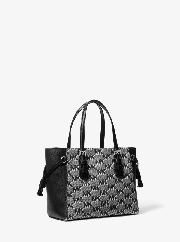 Michael Kors Voyager Extra-Small Logo Jacquard Convertible Crossbody Bag - Preorder
