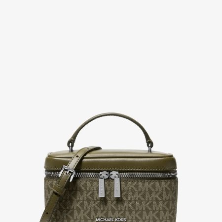 Michael Kors Vivi Small Signature Logo Vanity Crossbody Bag - Preorder — Olive