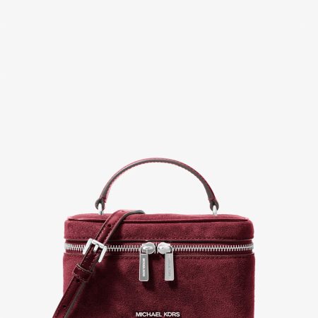 Michael Kors Vivi Small Vanity Crossbody Bag - Preorder — Maroon