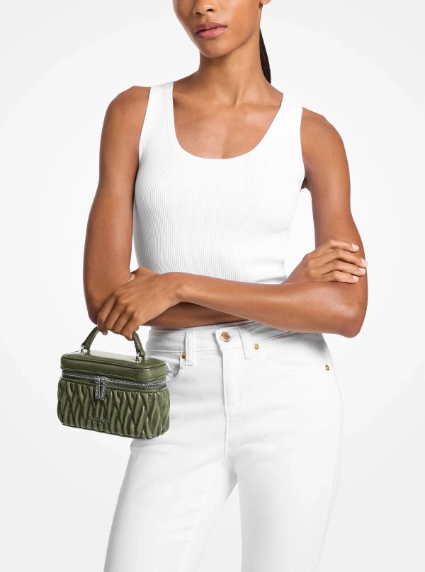 Michael Kors Vivi Small Matelassé Vanity Crossbody Bag - Preorder