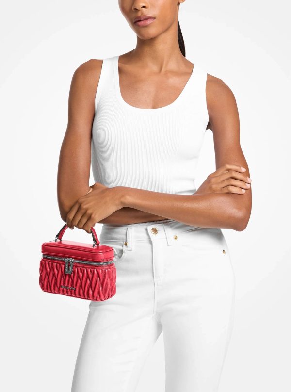 Michael Kors Vivi Small Matelassé Vanity Crossbody Bag - Preorder