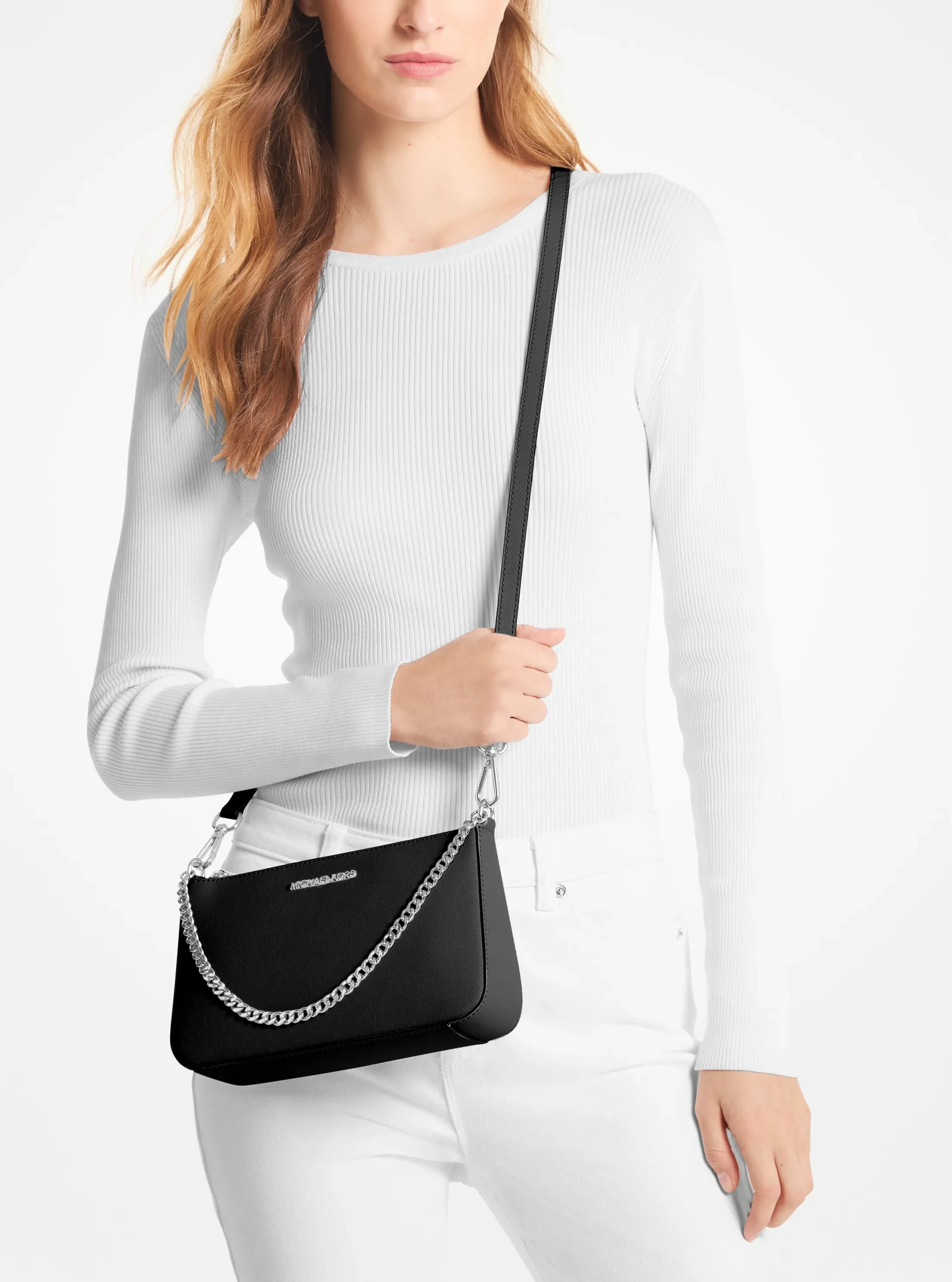 Michael Kors Jet Set Medium Saffiano Leather Crossbody Bag - Preorder - Image 3