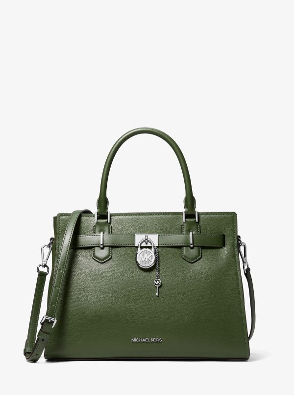 Michael Kors Landon Medium Leather Satchel - Preorder