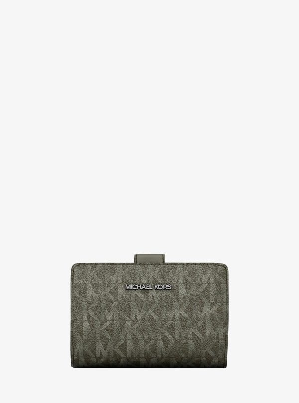 Michael Kors Jet Set Travel Medium Signature Logo Wallet - Preorder