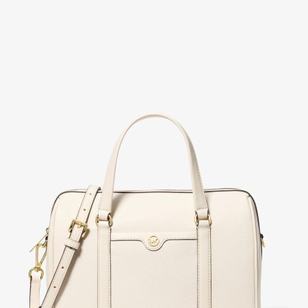 Michael Kors Jet Set Medium Satchel - Preorder — Lt Cream