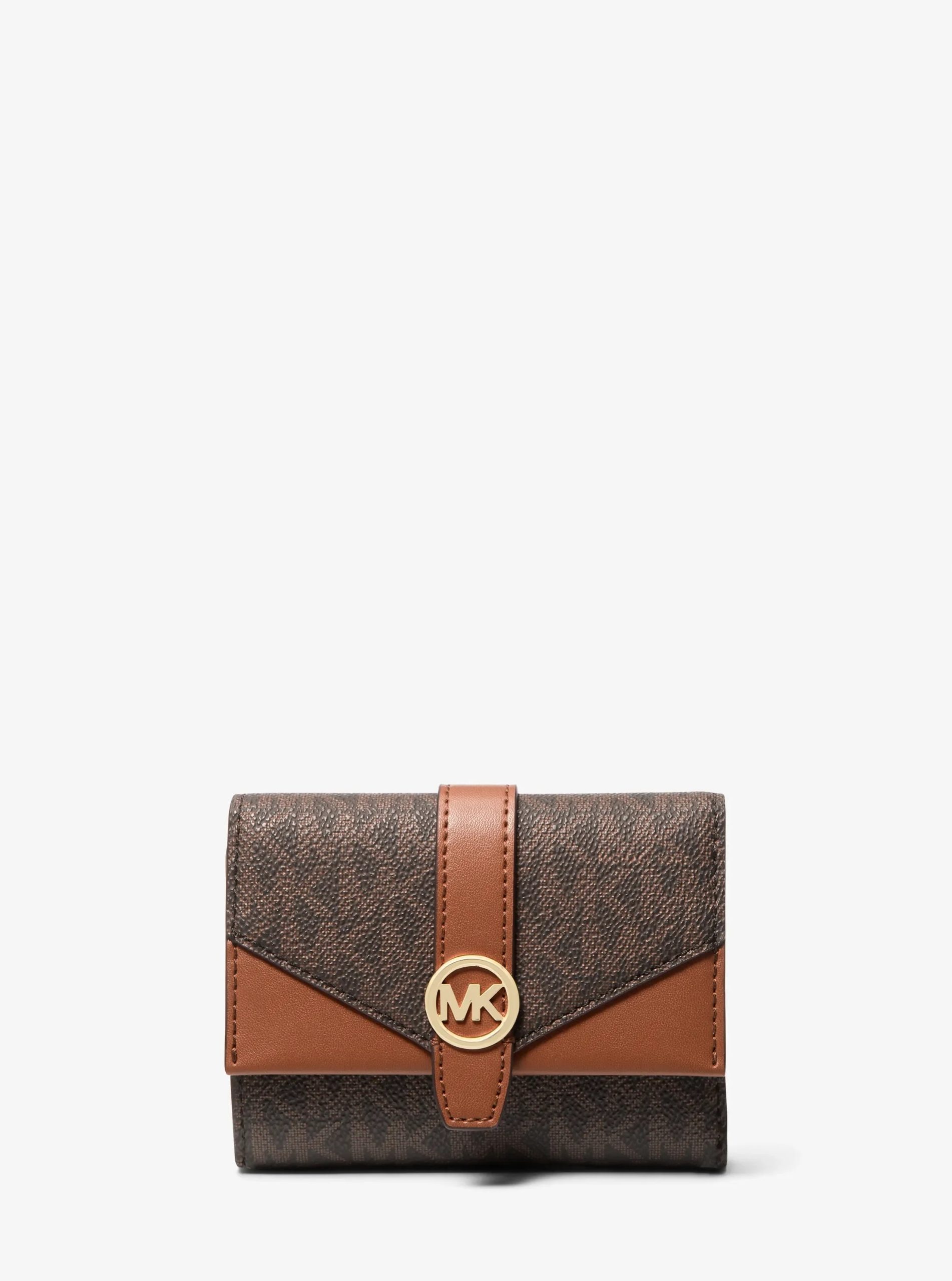 Michael Kors Greenwich Medium Signature Logo Trifold Wallet - Preorder