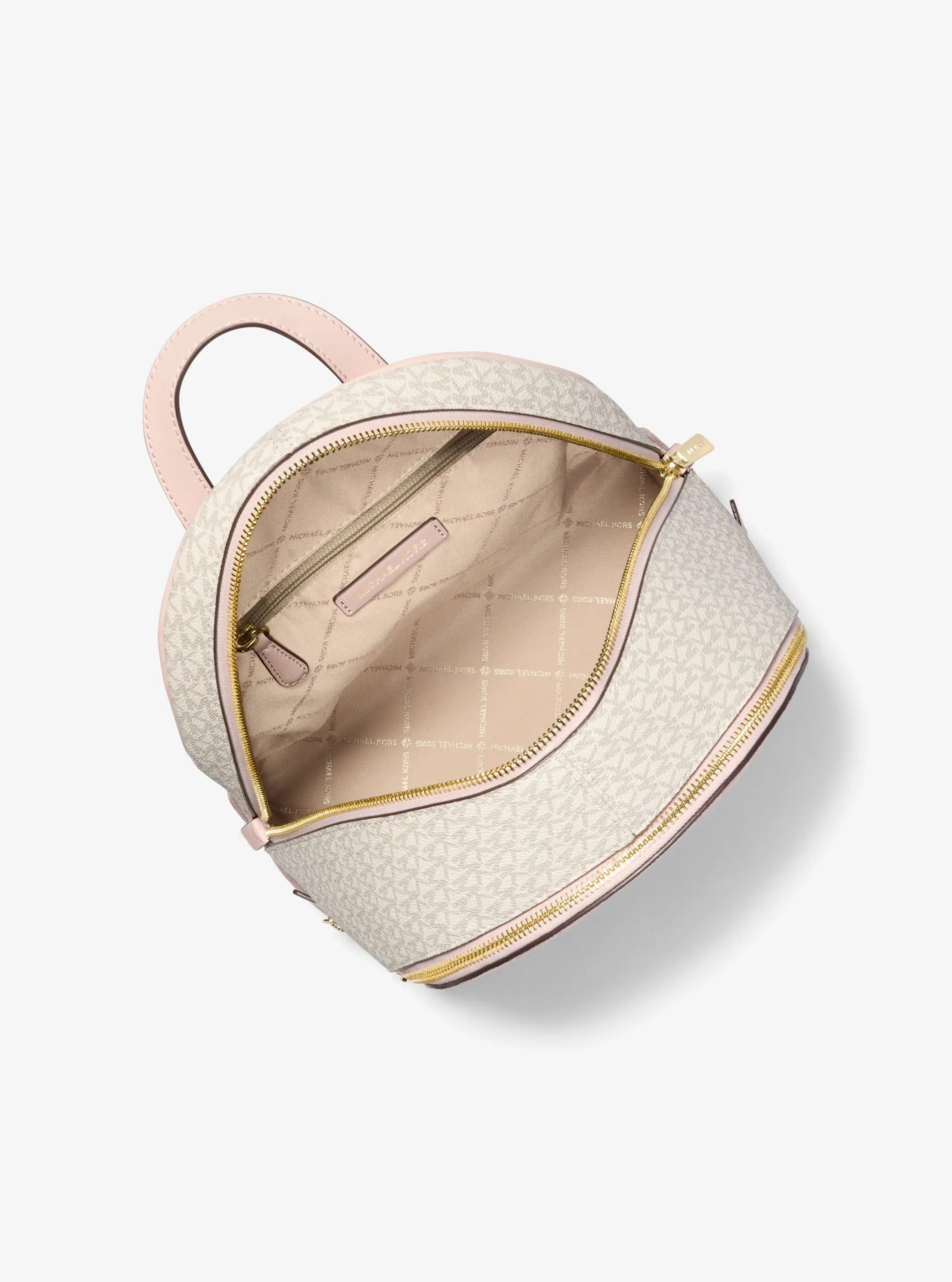 Michael Kors Rhea Medium Color-Block Signature Logo Backpack - Preorder