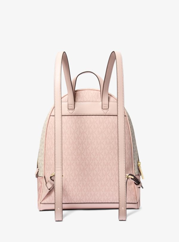 Michael Kors Rhea Medium Color-Block Signature Logo Backpack - Preorder