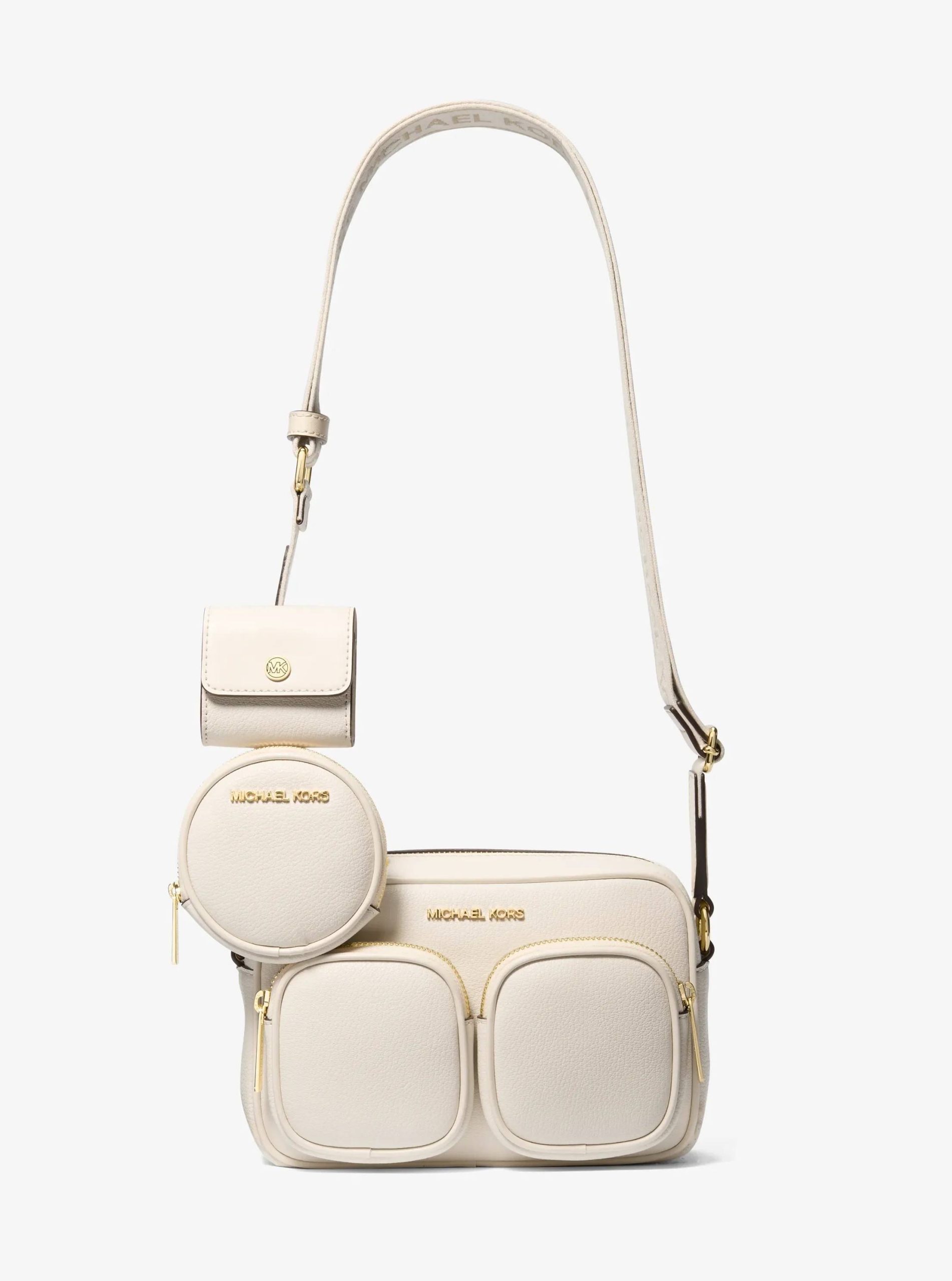 Michael Kors Jet Set Travel Medium Leather Messenger Bag - Preorder