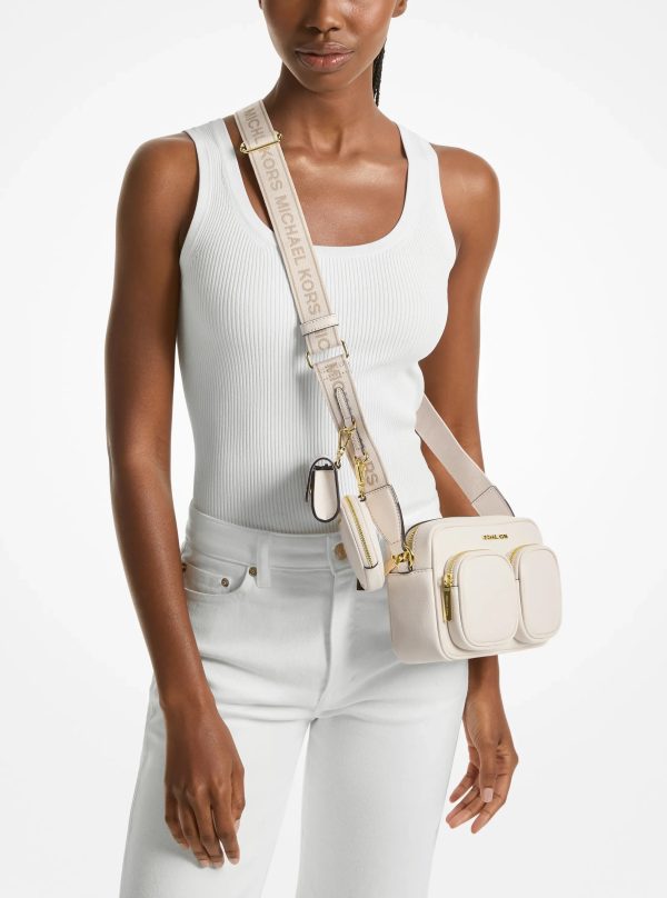 Michael Kors Jet Set Travel Medium Leather Messenger Bag - Preorder