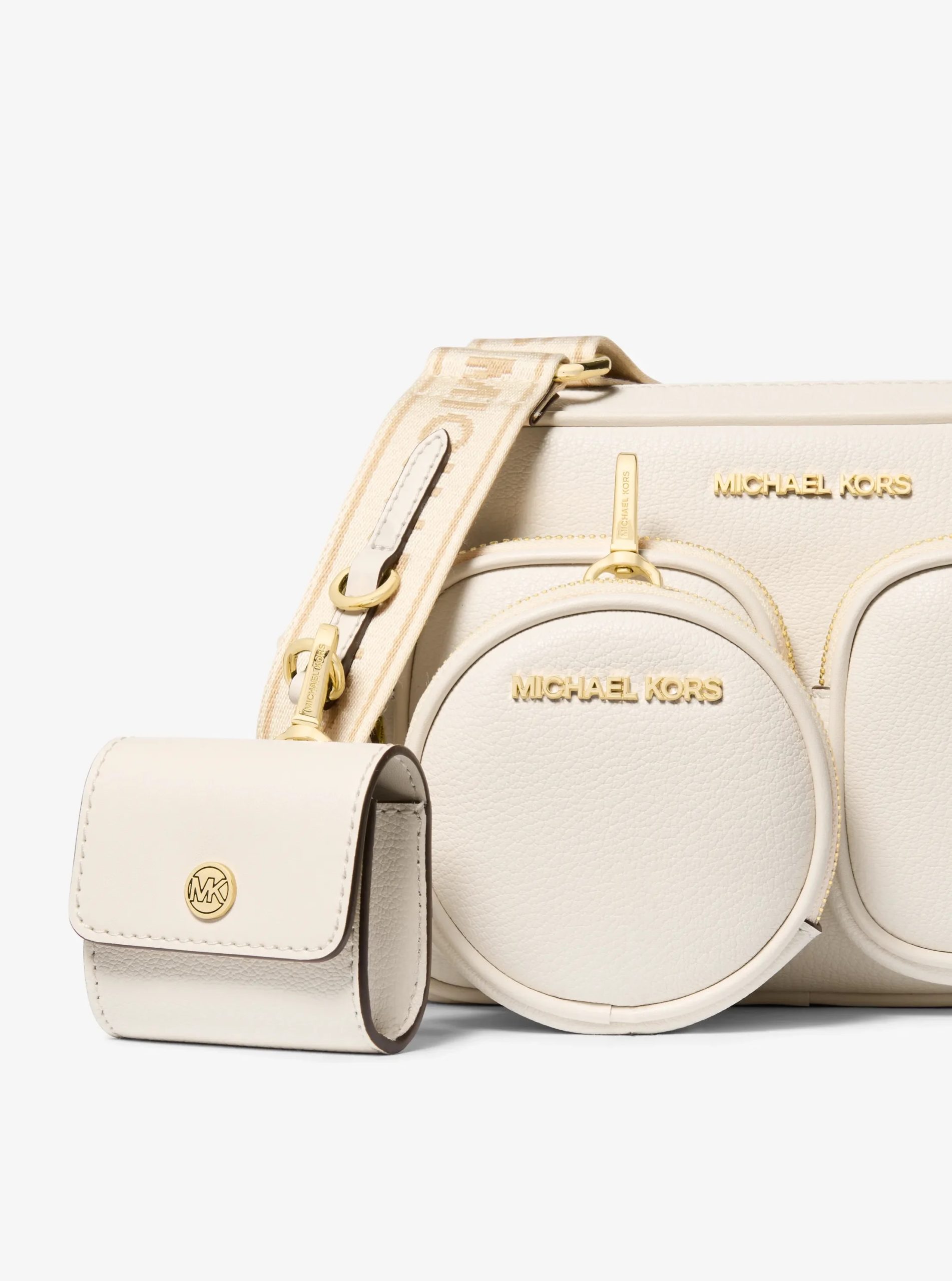 Michael Kors Jet Set Travel Medium Leather Messenger Bag - Preorder