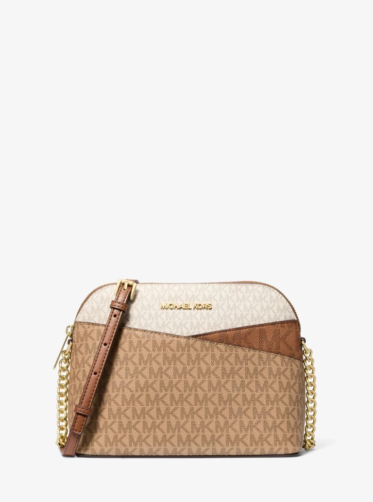 Michael Kors Jet Set Travel Medium Color-Block Signature Logo Crossbody Bag - Preorder