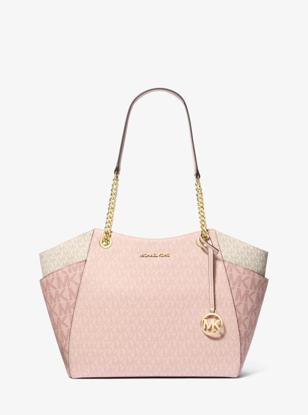 Michael Kors Jet Set Large Color-Block Signature Logo Tote Bag - Preorder