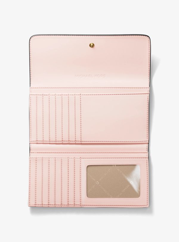 Michael Kors Jet Set Large Signature Logo Tri-Fold Wallet - Preorder
