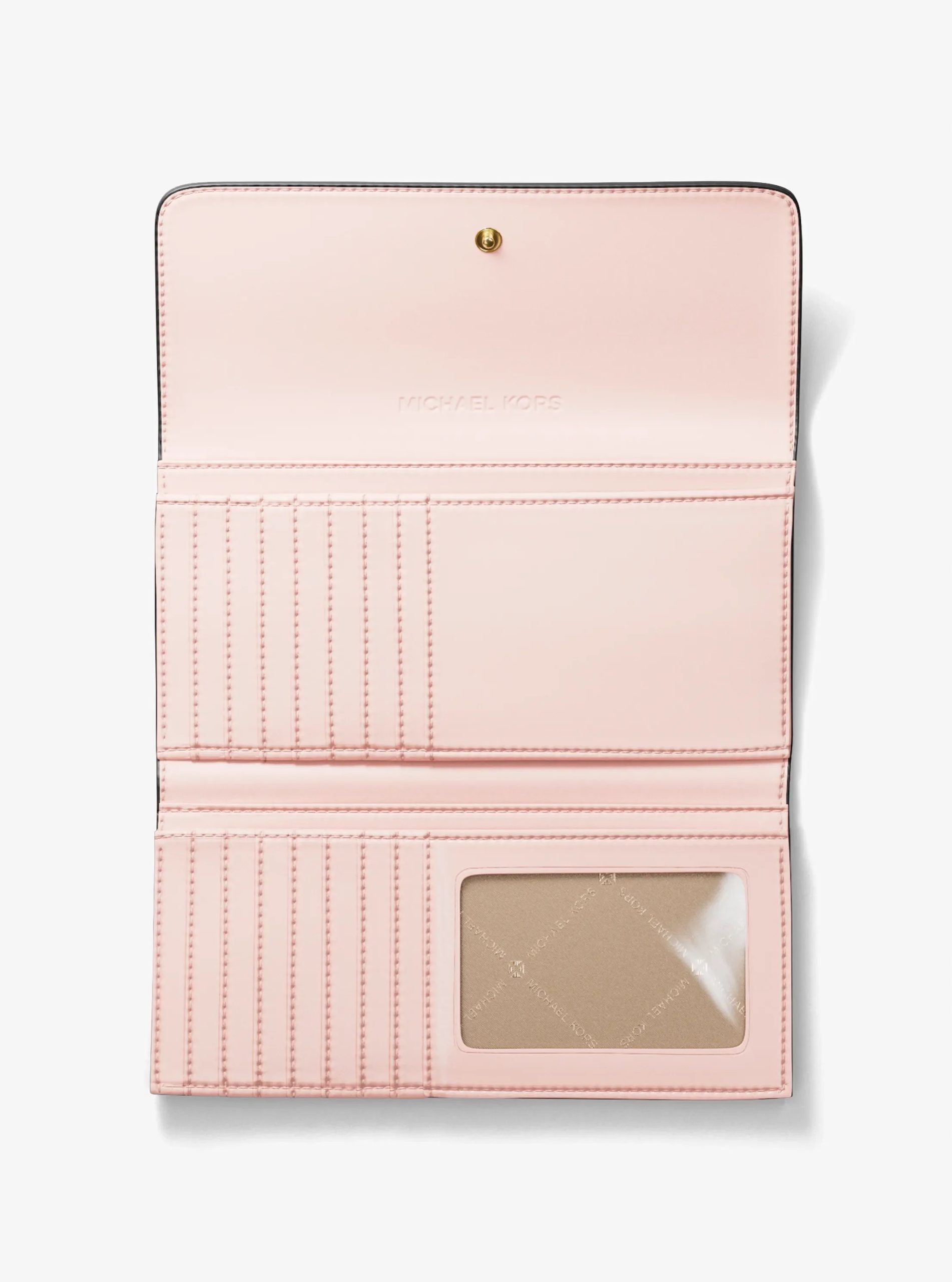 Michael Kors Jet Set Large Signature Logo Tri-Fold Wallet - Preorder