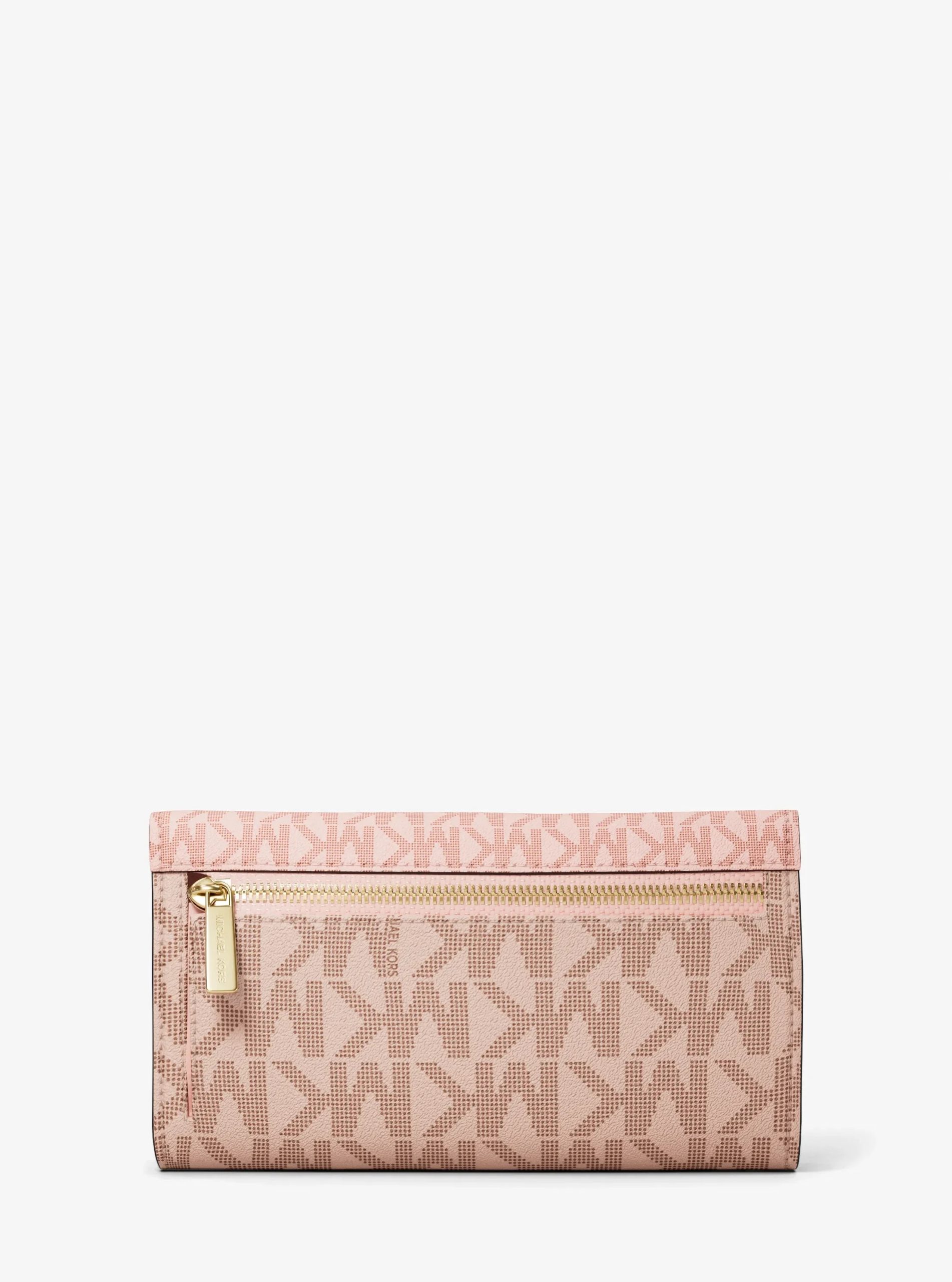 Michael Kors Jet Set Large Signature Logo Tri-Fold Wallet - Preorder