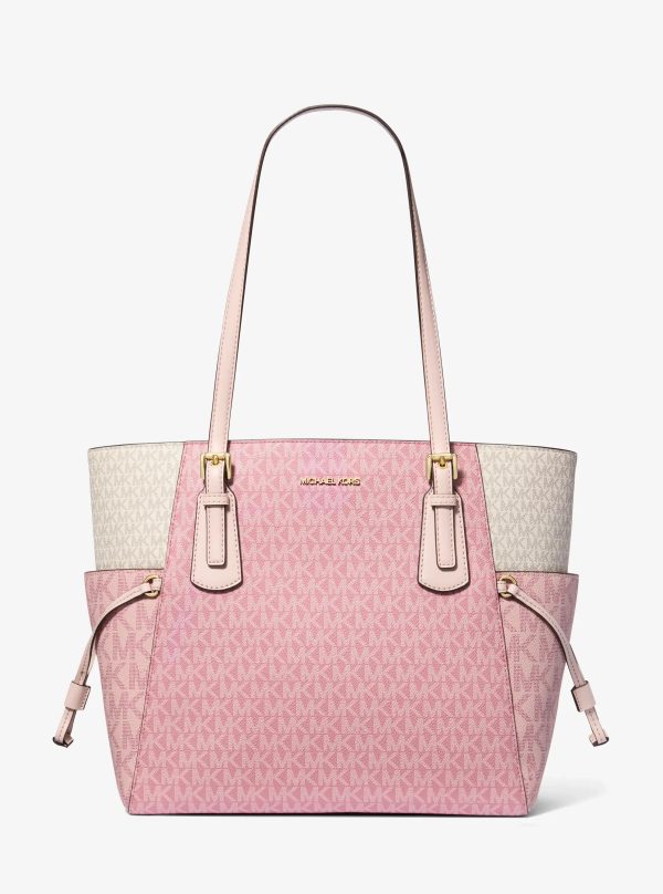 Michael Kors Voyager Large Color-Block Signature Logo Tote Bag - Preorder