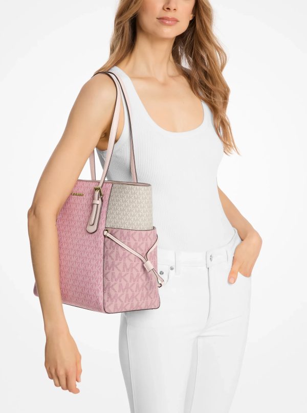 Michael Kors Voyager Large Color-Block Signature Logo Tote Bag - Preorder