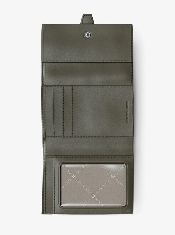 Michael Kors Greenwich Medium Leather Trifold Wallet - Preorder