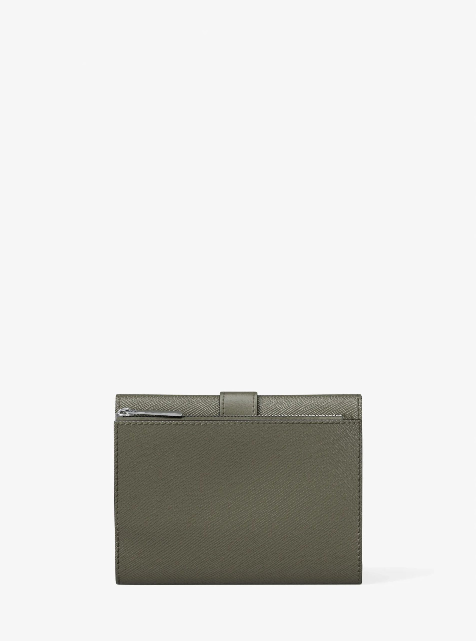 Michael Kors Greenwich Medium Leather Trifold Wallet - Preorder