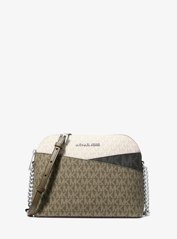 Michael Kors Jet Set Travel Color-Block Signature Logo Crossbody Bag - Preorder