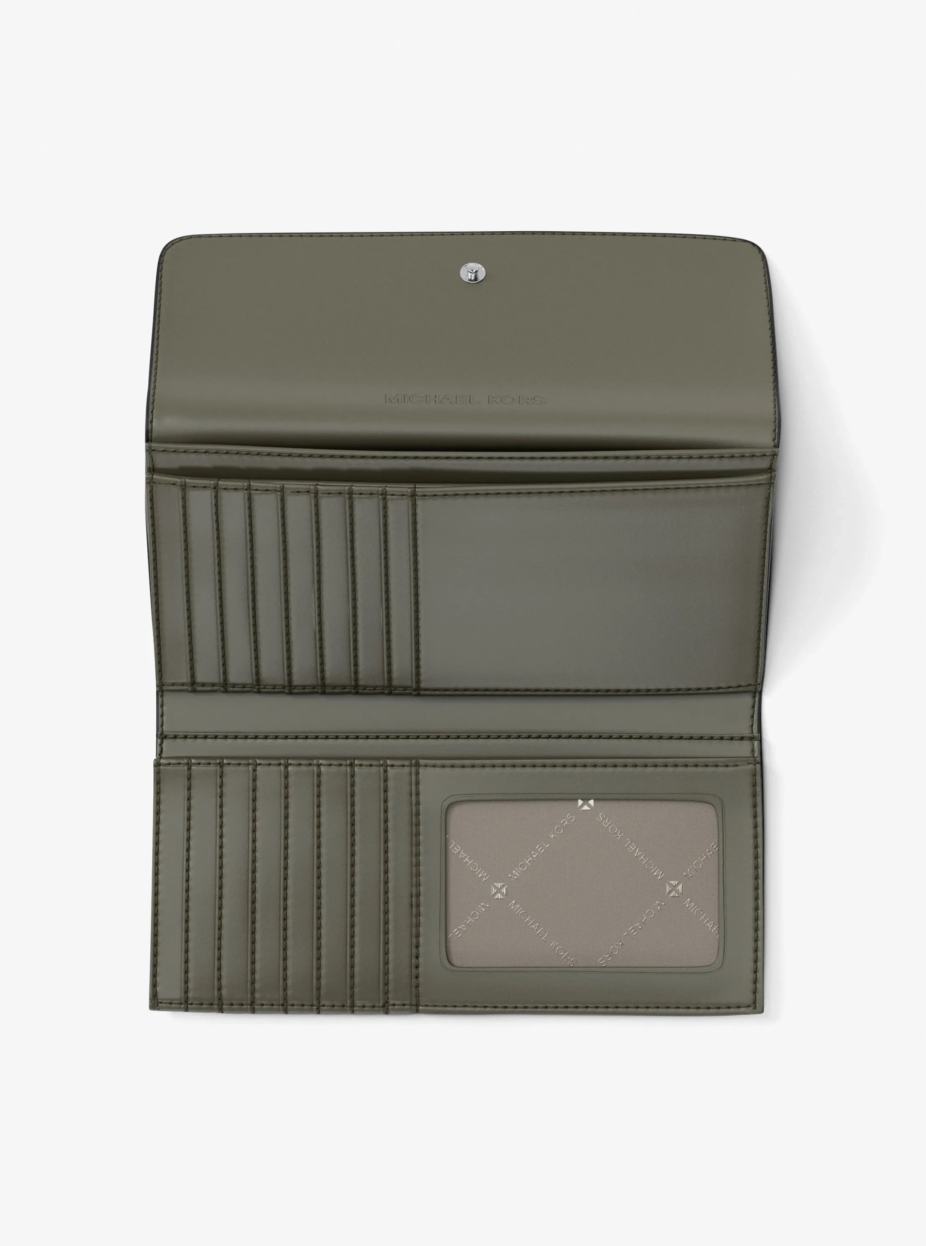 Michael Kors Jet Set Travel Signature Logo Tri-Fold Wallet - Preorder