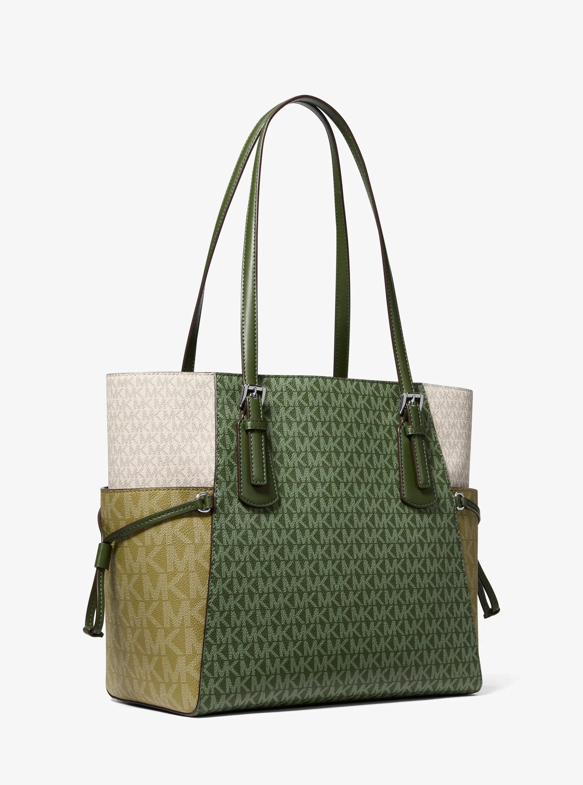 Michael Kors Voyager Large Color-Block Signature Logo Tote Bag - Preorder