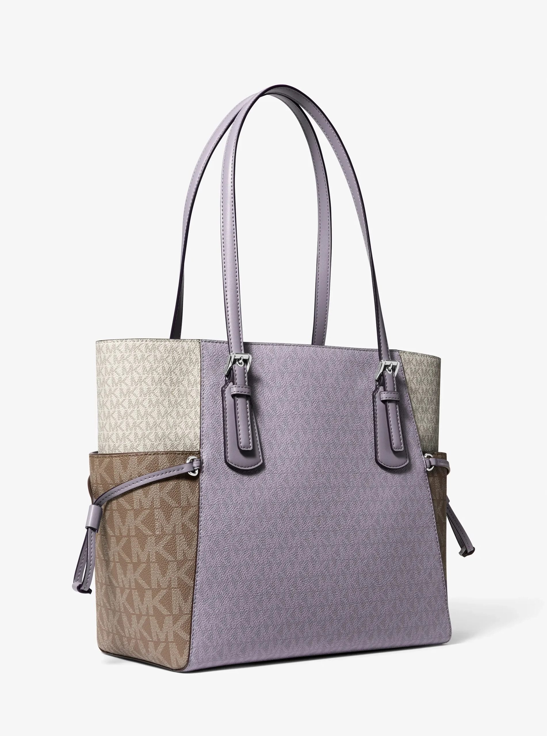 Michael Kors Voyager Large Color-Block Signature Logo Tote Bag - Preorder